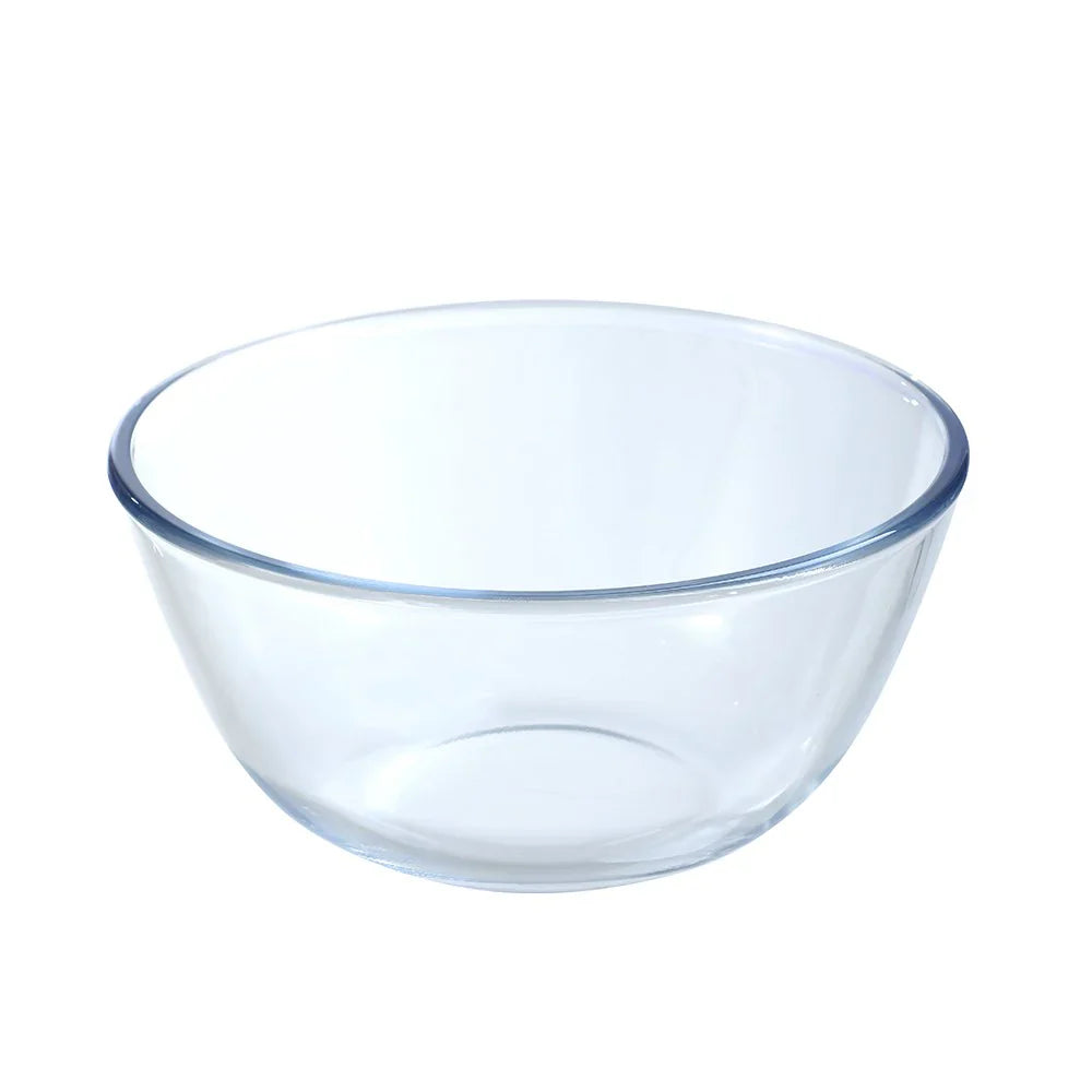Lemon & Lime 480ML YORKSHIRE GLASS MIXING BOWL - 12.5X12.5X7CM