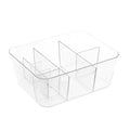 Boxsweden CRYSTAL 9 COMPARTMENT ORGANISER /COSMETIC ,CRAFT & STATIONARY ORGANISER 2PCS